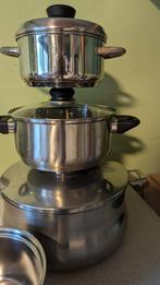 4 kookpotten, Huis en Inrichting, Keuken | Potten en Pannen, Ophalen, Inox