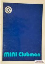 Handboek Mini Clubman instructieboekje, Auto diversen, Handleidingen en Instructieboekjes, Ophalen of Verzenden