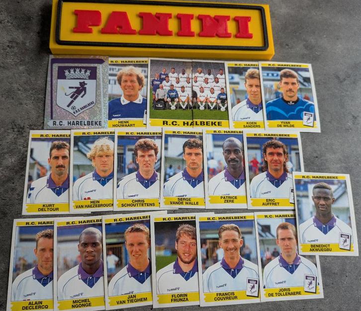 PANINI FOOTBALL 96 19 STICKERS 1996 RC HARELBEKE  VOETBAL, Hobby en Vrije tijd, Stickers en Plaatjes, Nieuw, Verzenden