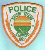 Patch Police South Miami ( D47 ), Ophalen of Verzenden, Overige soorten, Embleem of Badge