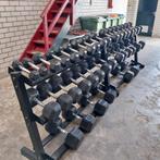 Hexa Dumbells Set 2 kilo tot 50 kilo Inclusief de Rekken, Sport en Fitness, Fitnessmaterialen, Ophalen