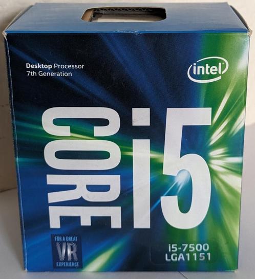 Intel Core i5-7500 (boite), Informatique & Logiciels, Processeurs, Comme neuf, 4-core, 3 à 4 Ghz, Enlèvement ou Envoi