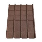 FAILLISSEMENTSPARTIJ NWE METALEN DAKPANPLATEN BRUIN 113x83cm, Doe-het-zelf en Bouw, Ophalen, Nieuw, Overige materialen, Minder dan 20 mm