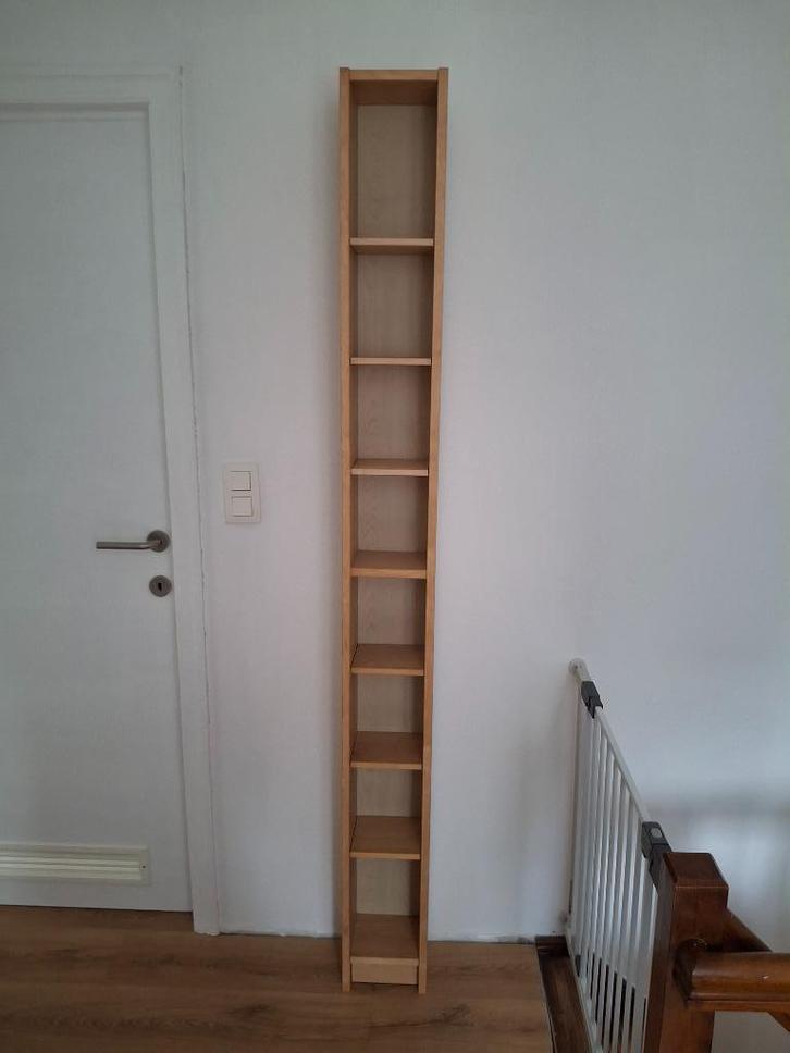 Wandkast Ikea Gnedby houtkleur, Huis en Inrichting, Kasten | Wandmeubels, Gebruikt, 200 cm of meer, Minder dan 150 cm, Minder dan 25 cm