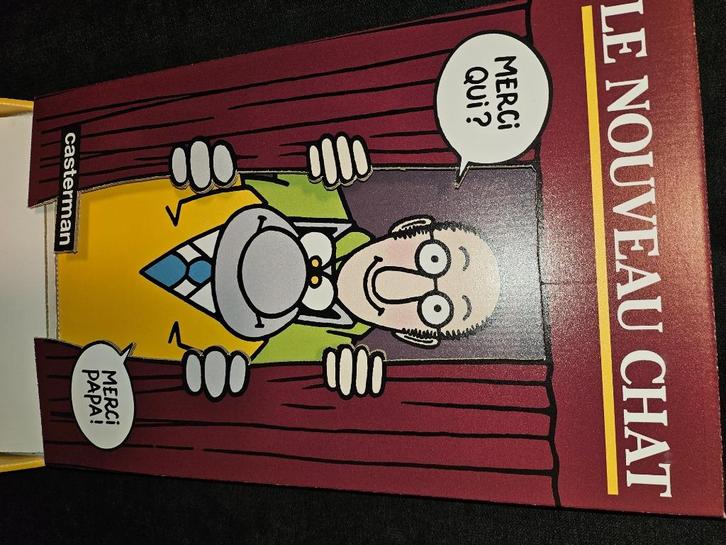 Présentoir Support livres cartonné LE CHAT GELUCK, Boeken, Stripverhalen, Ophalen