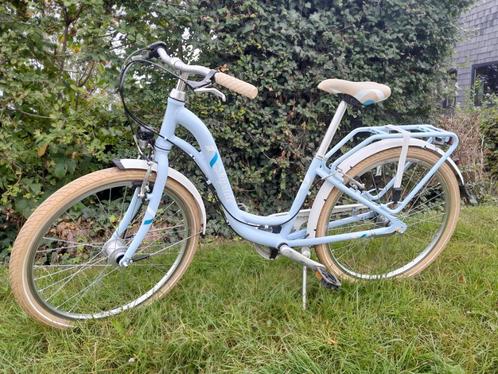 Meisjesfiets 24 inch Puky Skyride (Blauw), Fietsen en Brommers, Fietsen | Meisjes, Zo goed als nieuw, 24 inch, Handrem, Versnellingen