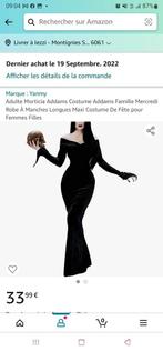 Deguisement robe morticia addams, Nieuw, Ophalen