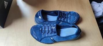 Skechers lage instappers met memory foam maat 42, Skechers, Enlèvement ou Envoi, Porté, Bleu