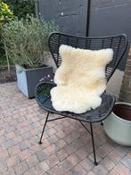 Vlinderstoel rotan zwart, Ophalen, Zo goed als nieuw, 50 tot 75 cm, Riet of Rotan