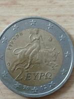 Twee euromunten jaar 2002 Grieks, Ophalen of Verzenden