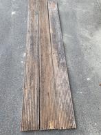 Planken terras hardhout, Tuin en Terras, Ophalen, Zo goed als nieuw