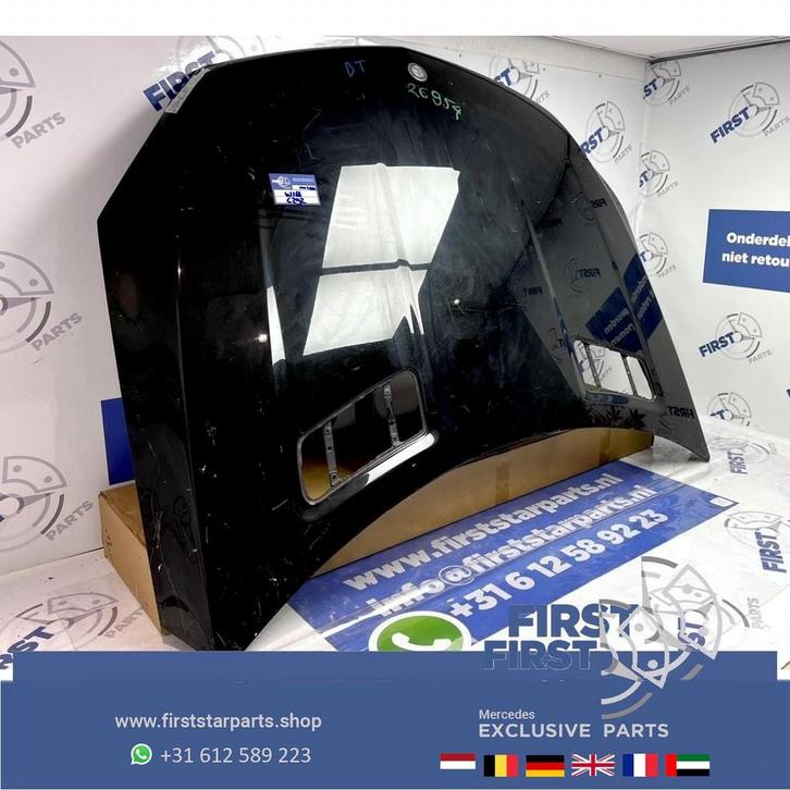 W166 ML63 AMG MOTORKAP ZWART ORIGINEEL Mercedes 2015-2019 16, Auto-onderdelen, Carrosserie, Motorkap, Mercedes-Benz, Voor, Gebruikt