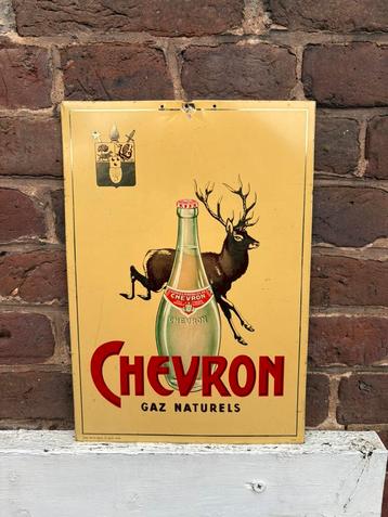 Chevron, Verzamelen, Ophalen of Verzenden, Reclamebord