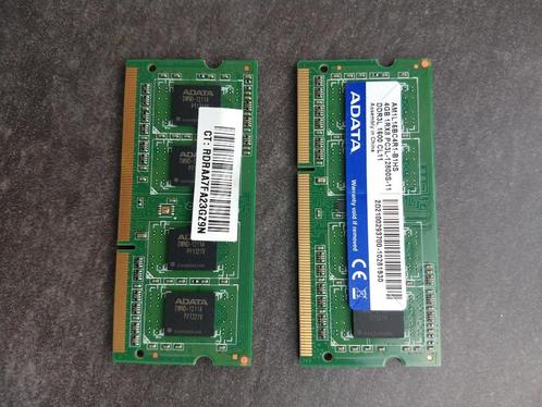 4GB PC3-12800 DDR3-1600MHz (2 stuks beschikbaar), Computers en Software, RAM geheugen, Gebruikt, Laptop, 4 GB, DDR3, Ophalen of Verzenden