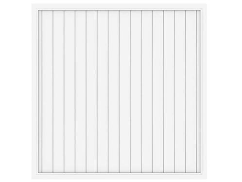 Panneaux de cloture pour jardin, PVC blanc, Tuin en Terras, Schuttingen, Zo goed als nieuw, Ophalen
