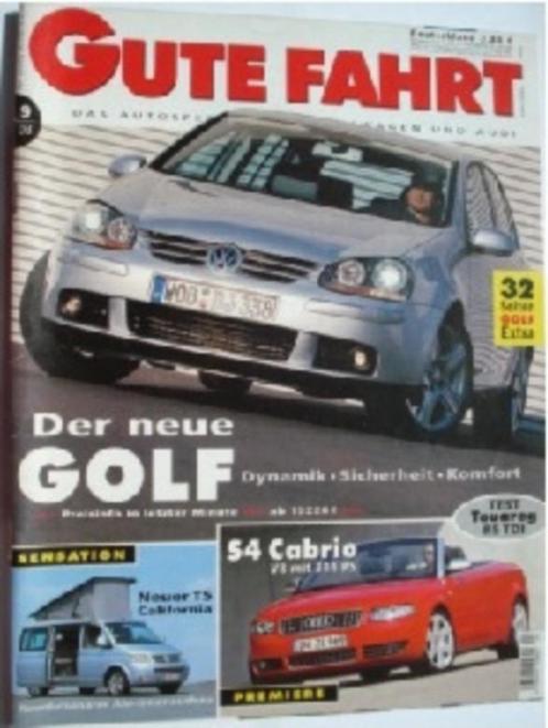 Gute Fahrt 09/03 Audi S4/VW Käfer Última Edición/Golf, Boeken, Auto's | Folders en Tijdschriften, Zo goed als nieuw, Volkswagen