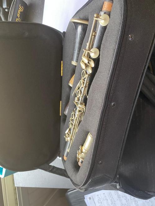 E-flat kleine klarinet, Muziek en Instrumenten, Blaasinstrumenten | Klarinetten, Gebruikt, Es-klarinet, Hout, Ophalen of Verzenden