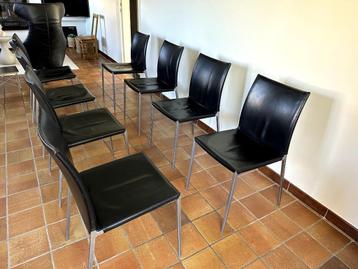 8 x Zanotta Lia Design Eetkamer stoelen beschikbaar voor biedingen