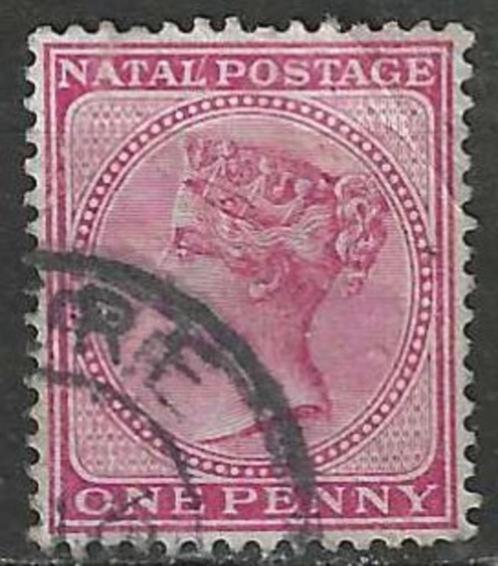 Natal 1874/1880 - Yvert 29 - Koningin Victoria (ST), Timbres & Monnaies, Timbres | Afrique, Affranchi, Autres pays, Envoi