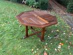 teak tuintafel + 4 stoelen, Tuin en Terras, Ophalen, Gebruikt, Rechthoekig, Teakhout
