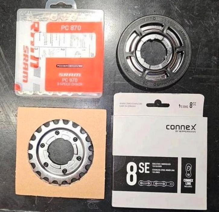 Connex-Scram ElecFietsKetting/Shimano Alfine achter, Fietsen en Brommers, Fietsonderdelen, Nieuw, Ophalen of Verzenden