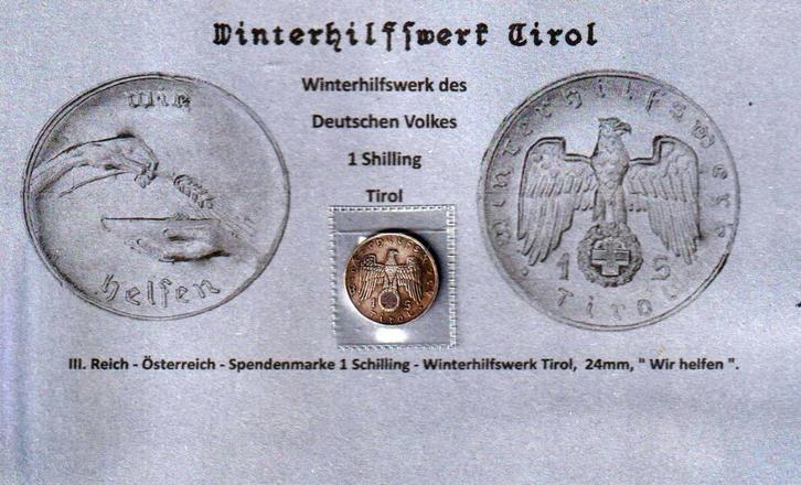 Winterhilfswerk donation penning 1936 + foto's., Verzamelen, Militaria | Tweede Wereldoorlog, Overige soorten, Embleem of Badge