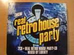 3xCD Real Retro House Party, CD & DVD, CD | Dance & House, Comme neuf, Enlèvement ou Envoi