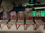 5 caféstoelen, Huis en Inrichting, Ophalen, Bruin, Zo goed als nieuw, Vijf, Zes of meer stoelen