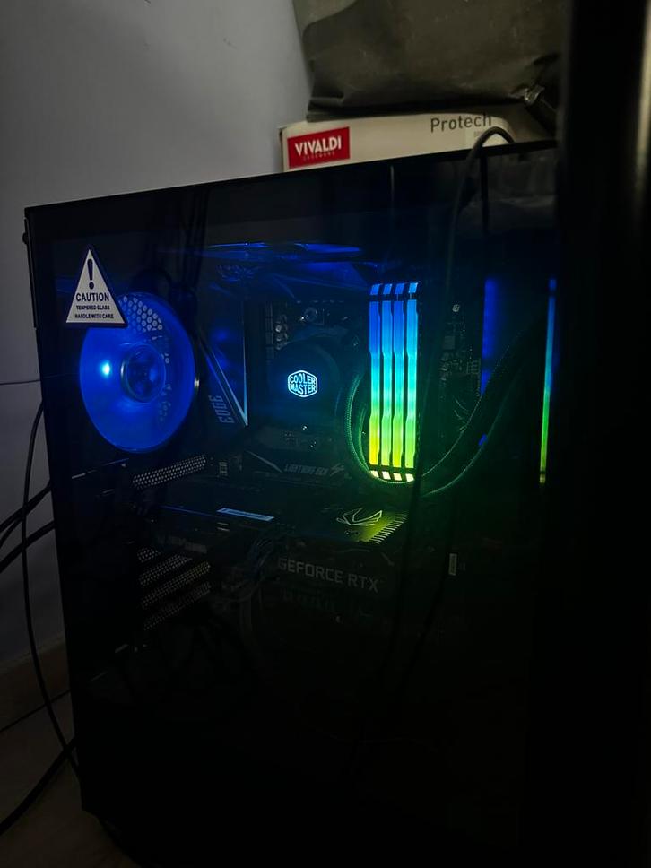 Gaming Pc Ryzen 5 5600X -- RTX 3060 Ti, Computers en Software, Desktop Pc's, Zo goed als nieuw, HDD, Gaming, Ophalen