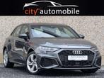 Audi A3 30 TFSI S-TRONIC S-LINE CARPLAY VIRTUAL APS AV/ARR, Automaat, Gebruikt, Zwart, 5 zetels