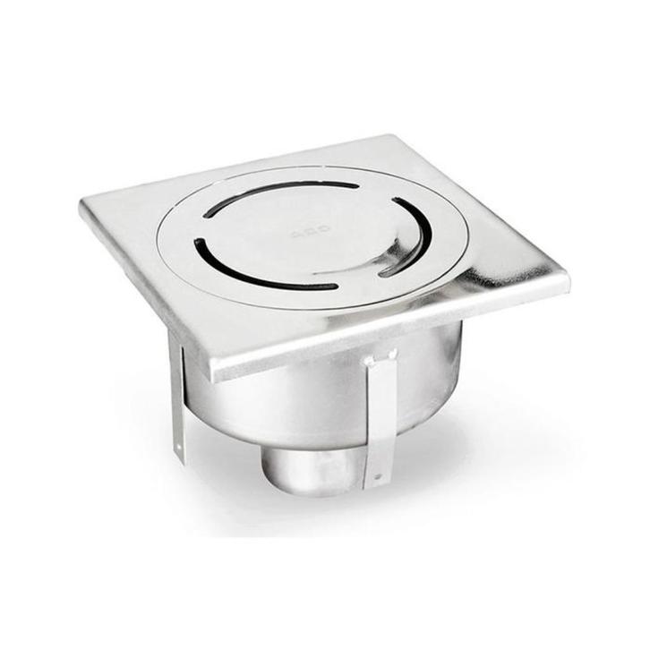 Aco Eko Home Diamant Klokputje 200x200 inox., Doe-het-zelf en Bouw, Buizen en Afvoer, Afvoer, Inox, Ophalen