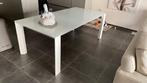Eettafel Calligaris, Huis en Inrichting, Tafels | Eettafels, Ophalen, Zo goed als nieuw, Rechthoekig, Glas