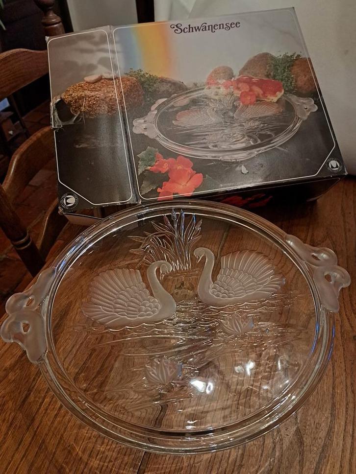 Vintage taartschotel Walther Glas, Antiek en Kunst, Antiek | Schalen, Ophalen of Verzenden