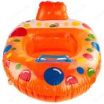 Cercle de natation pour enfants, bateau gonflable, orange., Verzenden