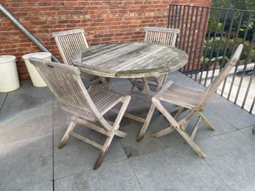 Tuinset RealTeak beschikbaar voor biedingen