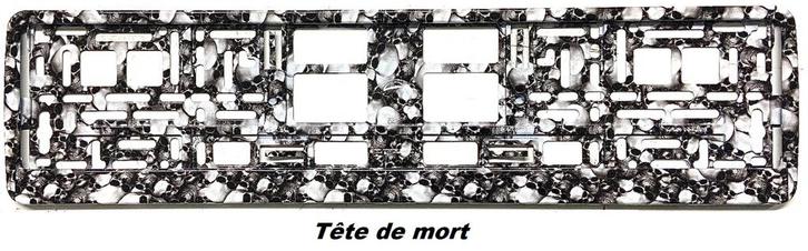 Kentekenplaathouder „Skull”, Auto diversen, Kentekenplaathouders, Nieuw, Ophalen of Verzenden