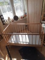 lit pour enfant en bois avec matelas, façade réglable., Matelas, 70 à 85 cm, Comme neuf, Enlèvement