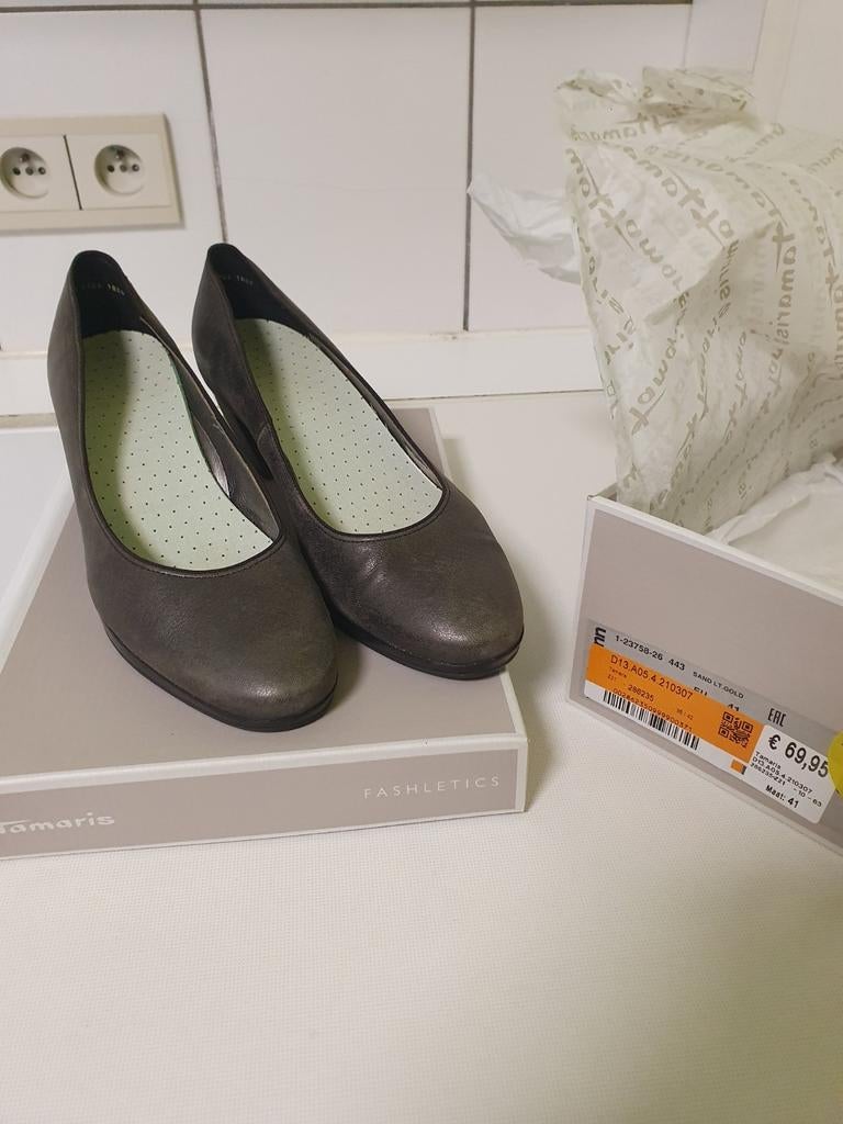 Tamaris pumps, Enlèvement, Gris, Escarpins