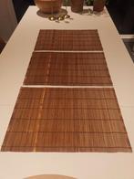 Placemats bamboe 3 stuks, Ophalen, Zo goed als nieuw