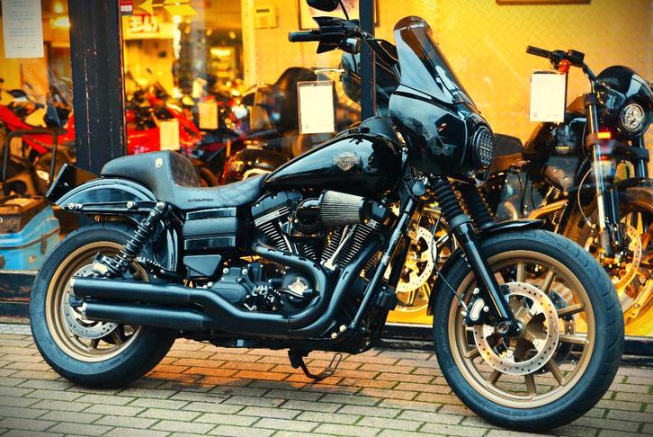 HARLEY DAVIDSON DYNA LOW RIDER S 110 ***MOTOVERTE.BE***, Motoren, Motoren | Harley-Davidson, Bedrijf, Chopper, 2 cilinders, Handvatverwarming