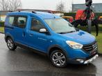 Dacia Dokker Stepway 1.2 TCe // Veel Opties // 12MGarantie, Auto's, Dacia, Voorwielaandrijving, Blauw, Bedrijf, 5 deurs