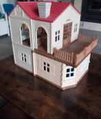 Poppenhuis Sylvanian groot huis met toebehoren, Kinderen en Baby's, Ophalen of Verzenden, Zo goed als nieuw, Poppenhuis