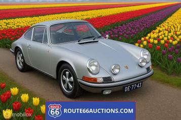 Porsche 911 S 1967 | Route 66 Auctions, Auto's, Lederen bekleding, Zwart, Leder, Bedrijf