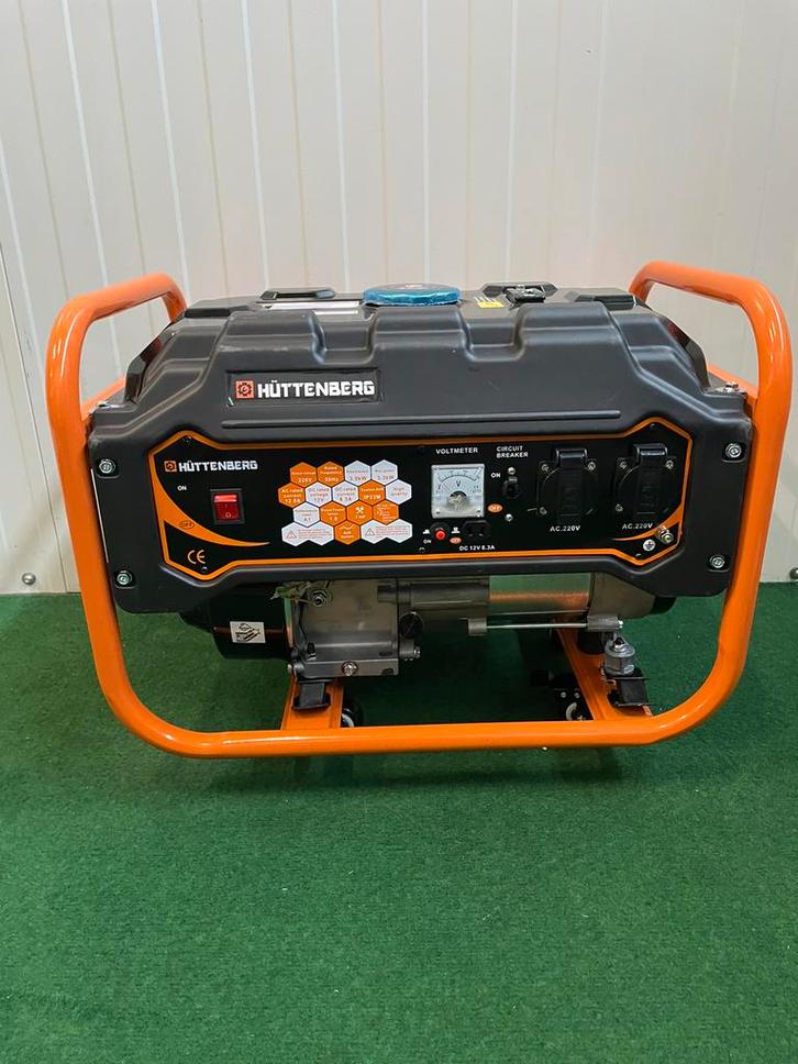 Nieuwe Huttenberg 3KW benzine aggregaten, Caravans en Kamperen, Kampeeraccessoires, Nieuw, Ophalen