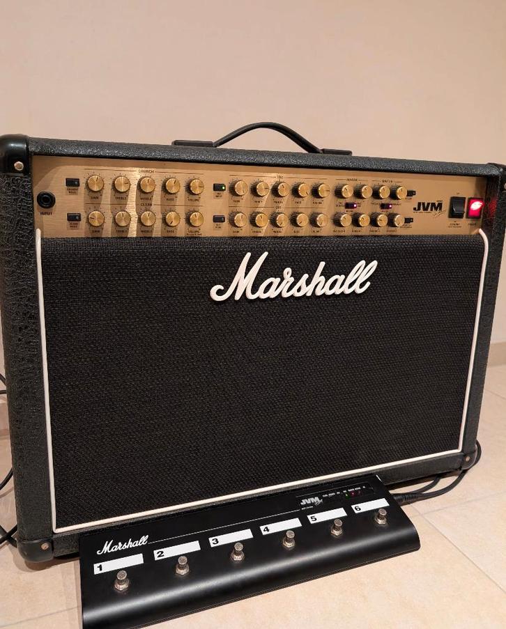 Marshall JVM 410C, Musique & Instruments, Amplis | Basse & Guitare, Utilisé, Guitare, 100 watts ou plus, Enlèvement