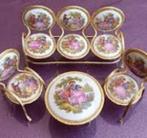 tafel en stoelen + bank france Limoges porseleinen Fragonard, Antiek en Kunst, Ophalen
