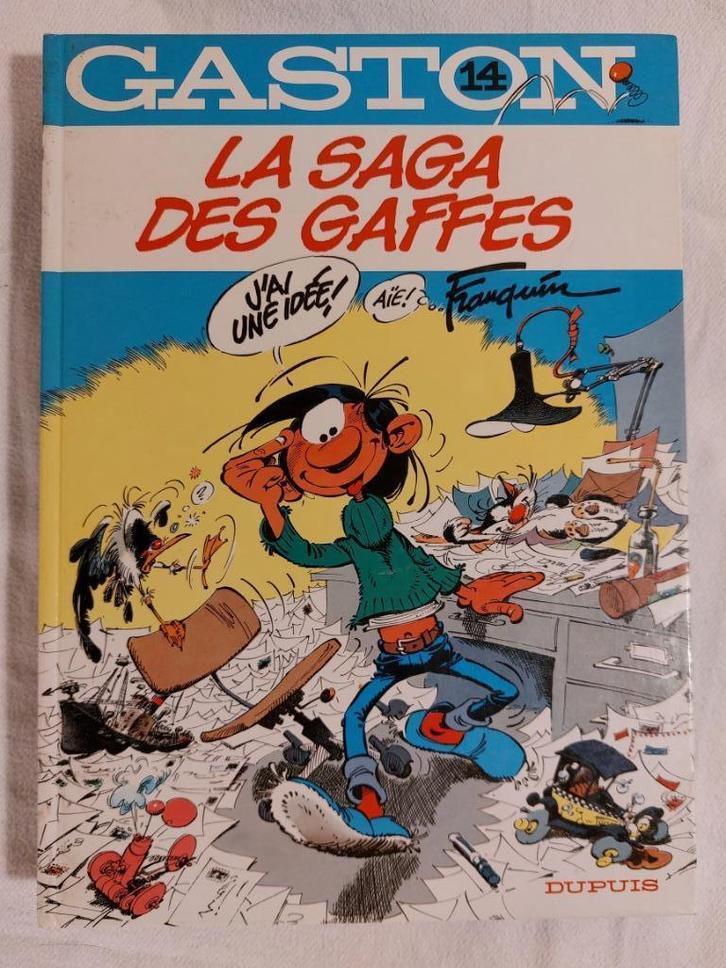 Gaston Lagaffe T.14 La saga des gaffes - Réédition (1982) -, Livres, BD, Utilisé, Une BD, Enlèvement ou Envoi