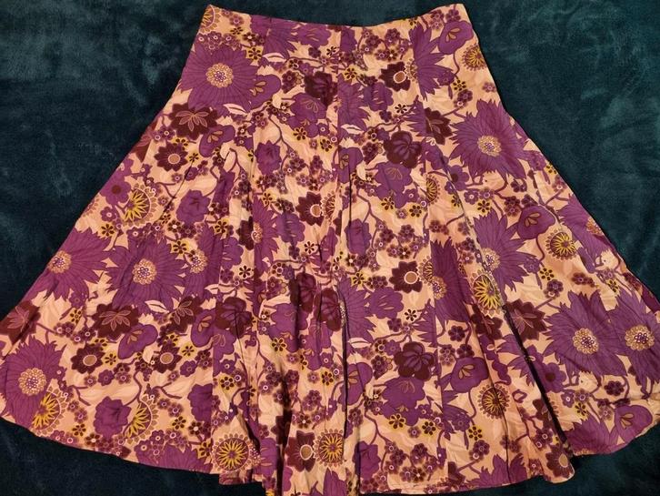 Gevoerd rokje  met rits maat 38, Kleding | Dames, Rokken, Gedragen, Maat 38/40 (M), Paars, Ophalen of Verzenden
