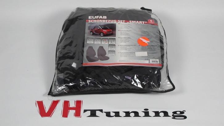 Eufab 28295 SMART Autostoelhoes 4-delig Polyester, Autos : Divers, Accessoires de voiture, Neuf, Enlèvement