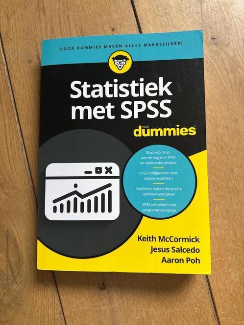 Statistiek met SPSS voor dummies, Boeken, Studieboeken en Cursussen, Zo goed als nieuw, Hoger Onderwijs, Alpha, Ophalen of Verzenden